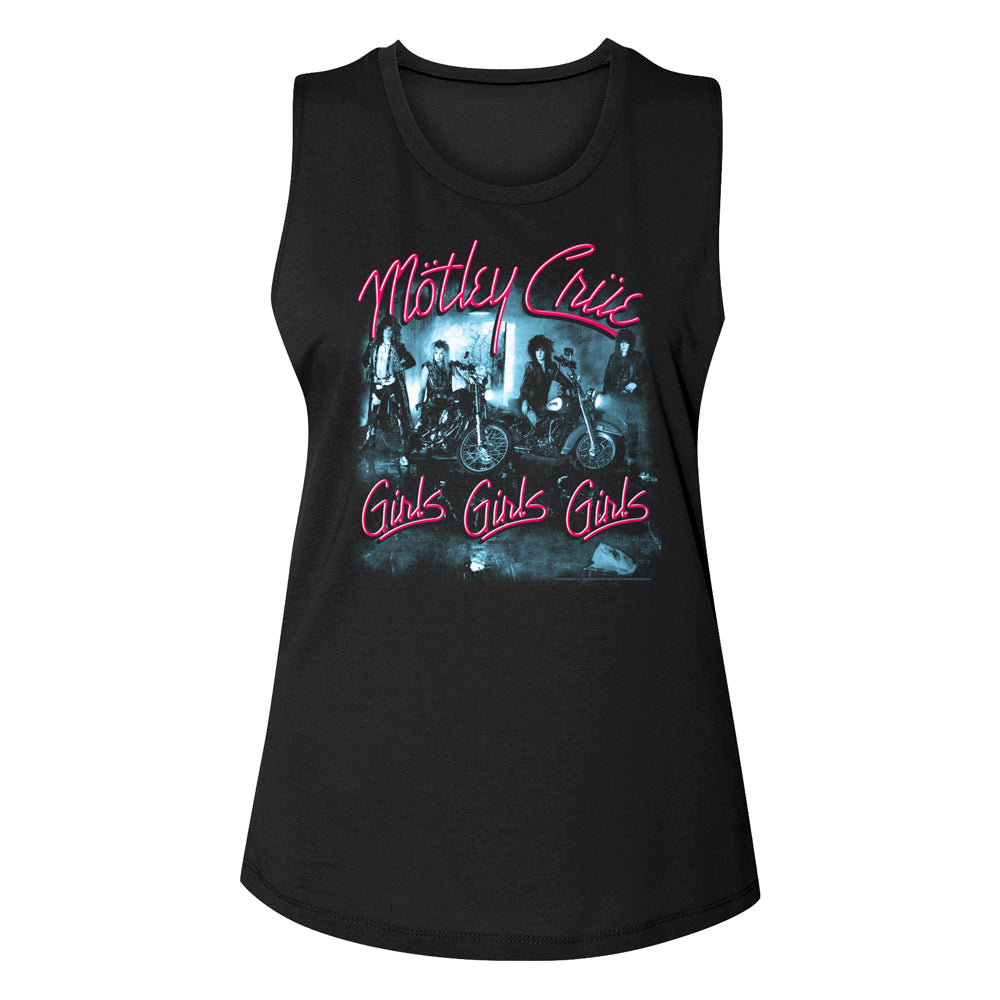 Motley Crue Girls Girls Girls Ladies Tank