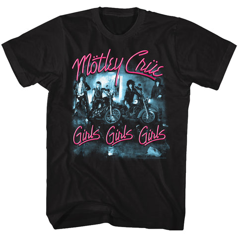 Motley Crue Girls Girls Girls Adult T-Shirt