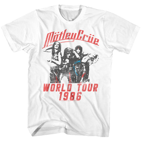 Motley Crue World Tour Adult T-Shirt