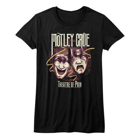 Motley Crue Theatre Of Pain Ladies T-Shirt