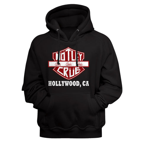Motley Crue Crue Sign Adult SweaT-Shirt W/Hood