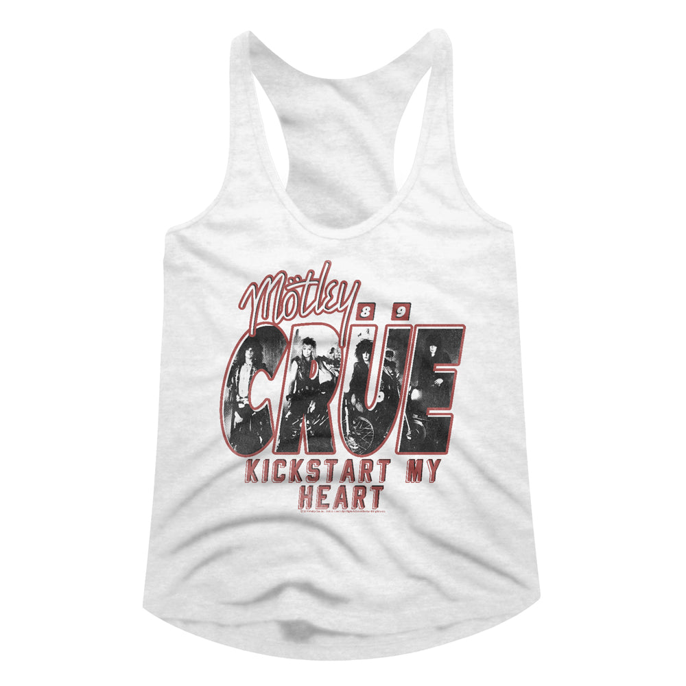 Motley Crue Kickstart My Heart Ladies Racerback