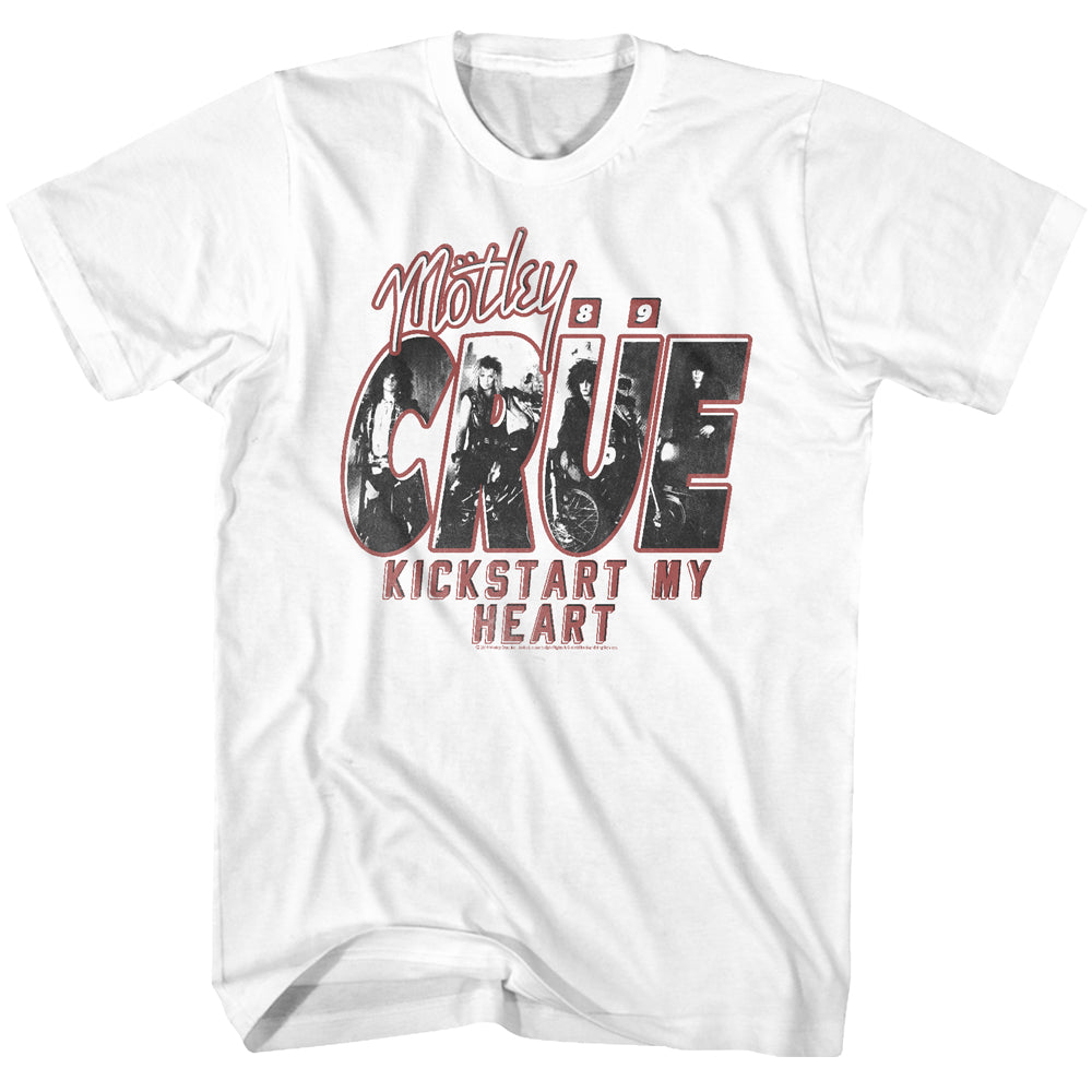 Motley Crue Kickstart My Heart Adult T-Shirt