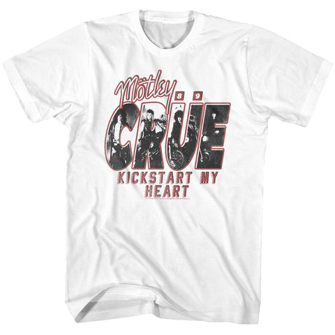 Motley Crue Kickstart My Heart Adult T-Shirt