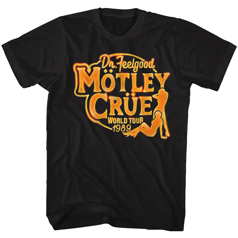Motley Crue Feel Good Tour 2 Adult T-Shirt