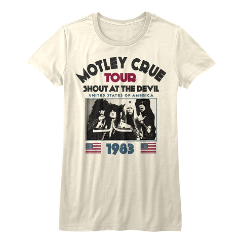 Motley Crue Satd83 Juniors T-Shirt