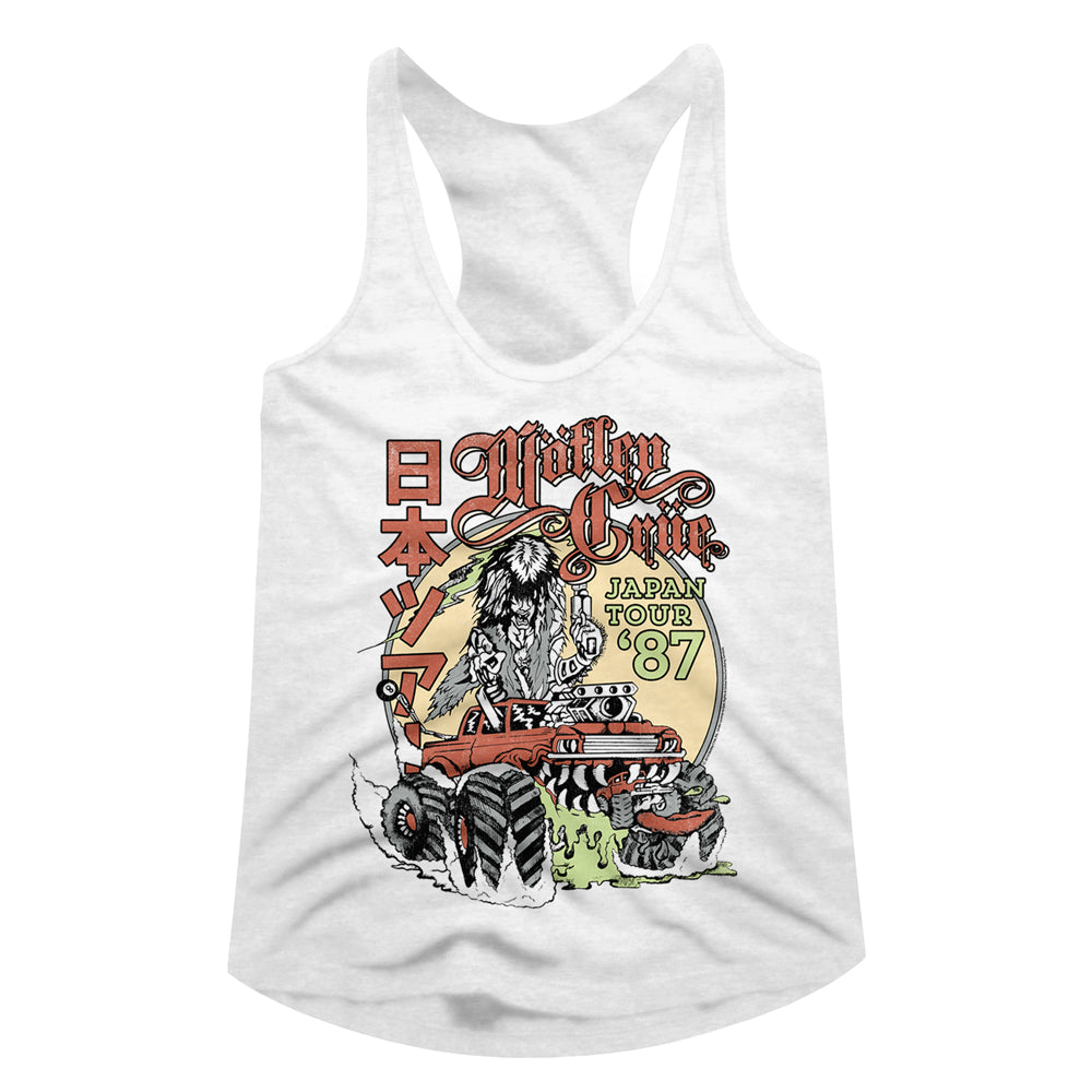 Motley Crue Japan Tour Ladies Racerback