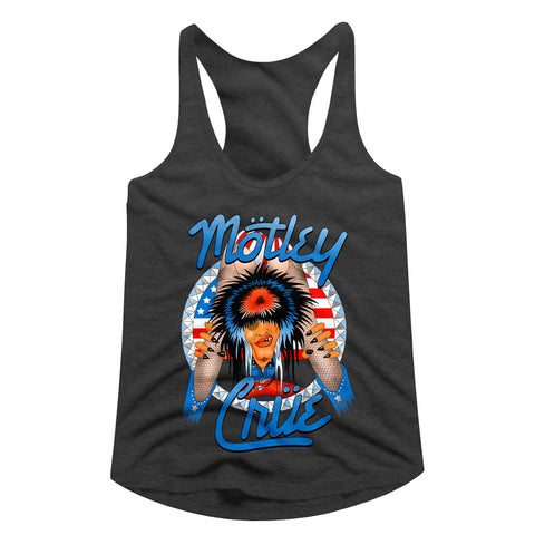 Motley Crue Legs Ladies Racerback
