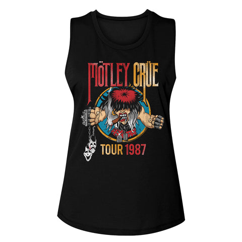 Motley Crue Tour1987 Ladies Tank