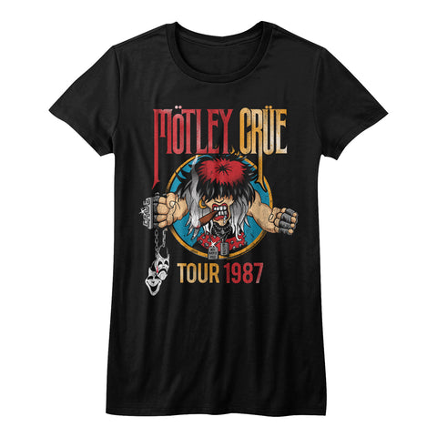 Motley Crue Tour1987 Ladies T-Shirt