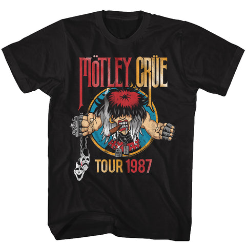 Motley Crue Tour1987 Adult T-Shirt