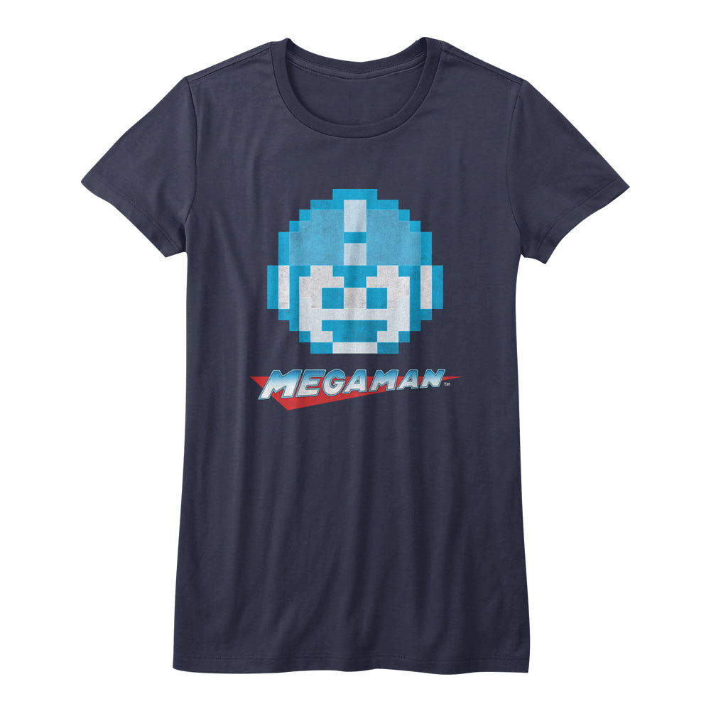 Mega Man Megaface Juniors T-Shirt
