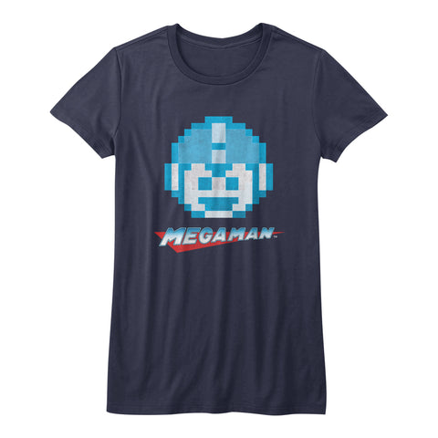 Mega Man Megaface Juniors T-Shirt
