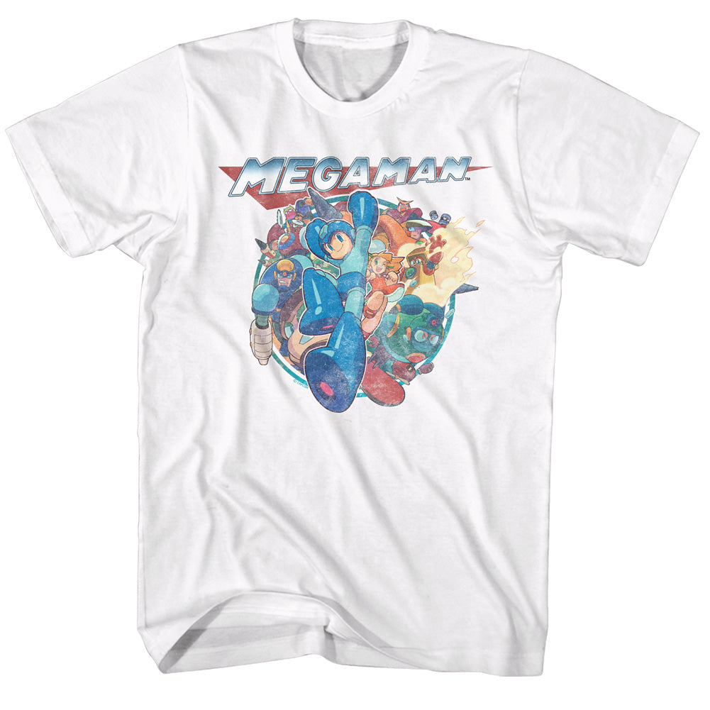 Mega Man Megafriends Men's T-Shirt