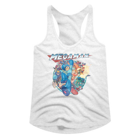 Mega Man Megafriends Women's Racerback