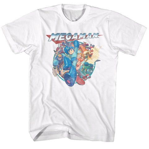 Mega Man Megafriends Men's T-Shirt