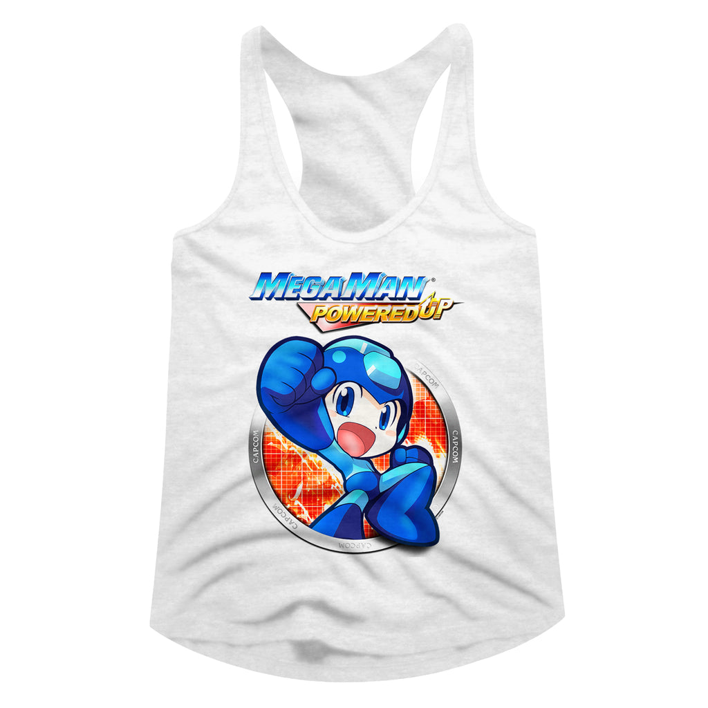 Mega Man Powered Up Women's Racerback