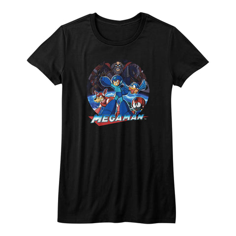 Mega Man Megaman Collage Women's T-Shirt
