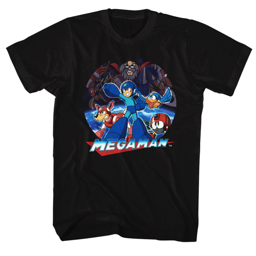 Mega Man Megaman Collage Men's T-Shirt
