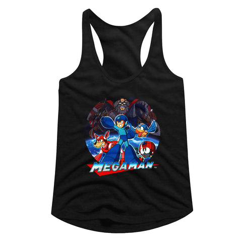 Mega Man Megaman Collage Women's Racerback
