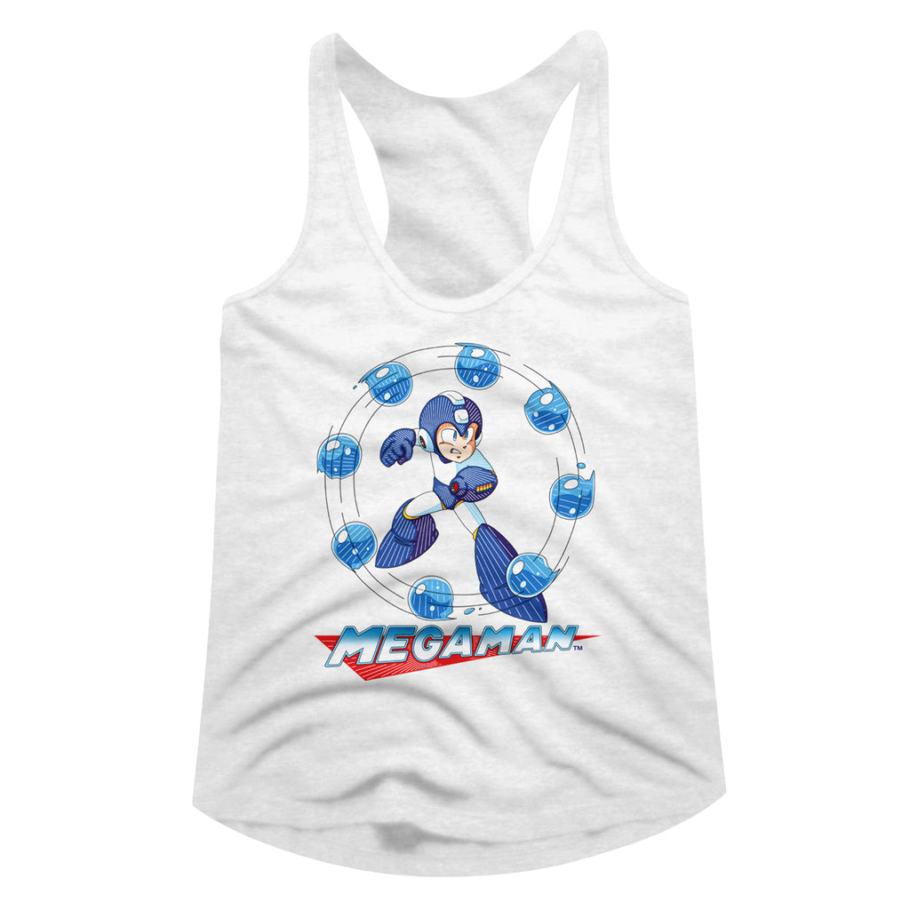 Mega Man Water Shield Women's Racerback