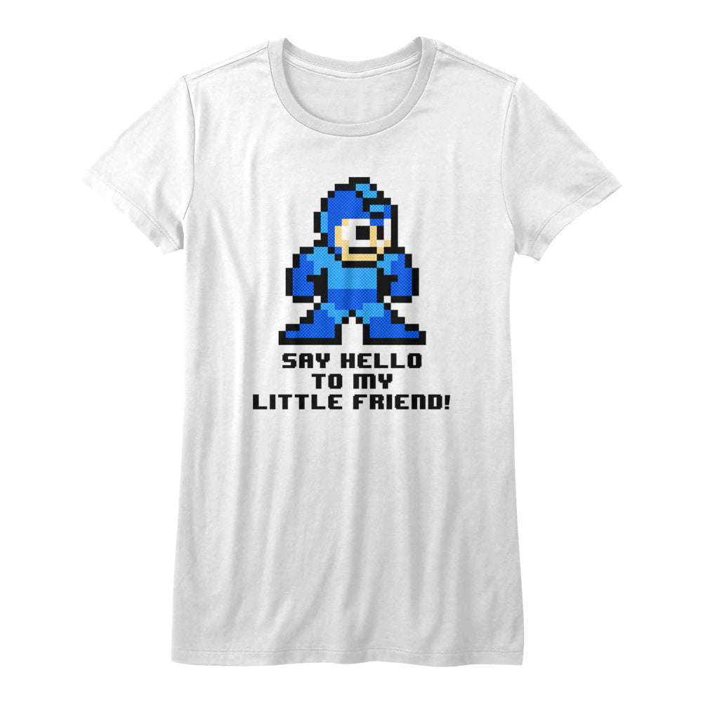 Mega Man Say Hello To My Little Friend Women's T-Shirt