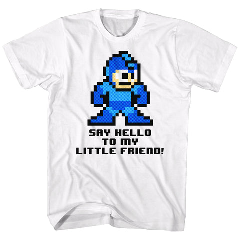 Mega Man Say Hello To My Little Friend Men's T-Shirt