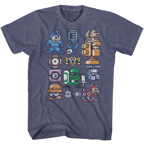Mega Man Pixelmans Men's T-Shirt