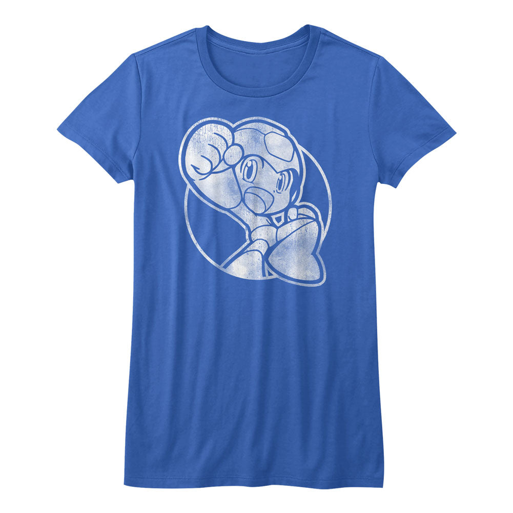 Mega Man Fist Pump Juniors T-Shirt