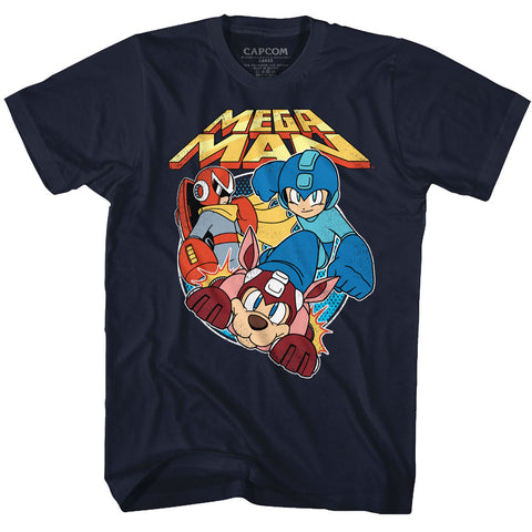 Mega Man Flat Colors Men's T-Shirt