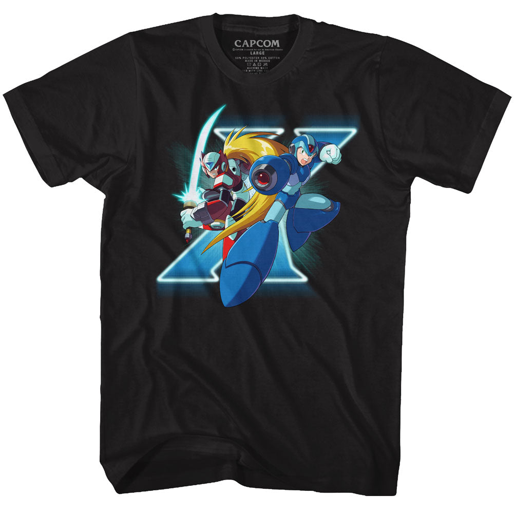 Mega Man X And Zero Men's T-Shirt