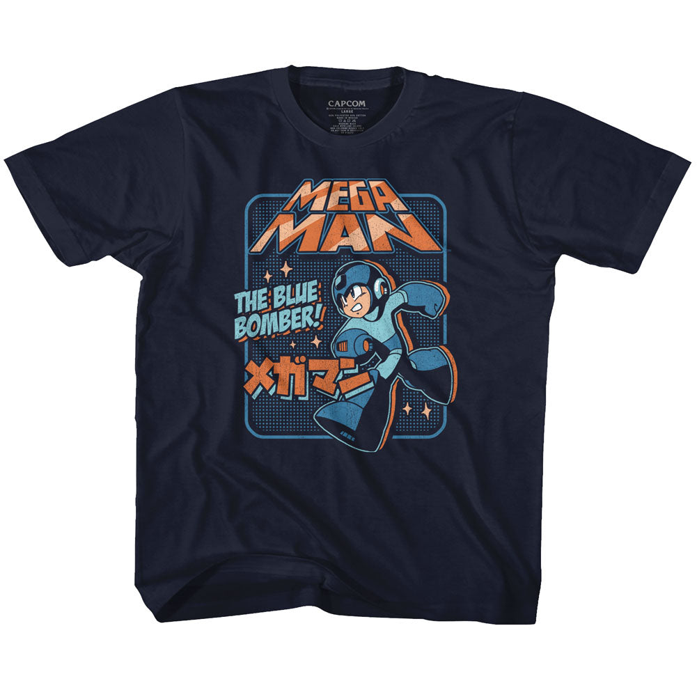 Mega Man Graphic Blu Bomber Toddler T-Shirt
