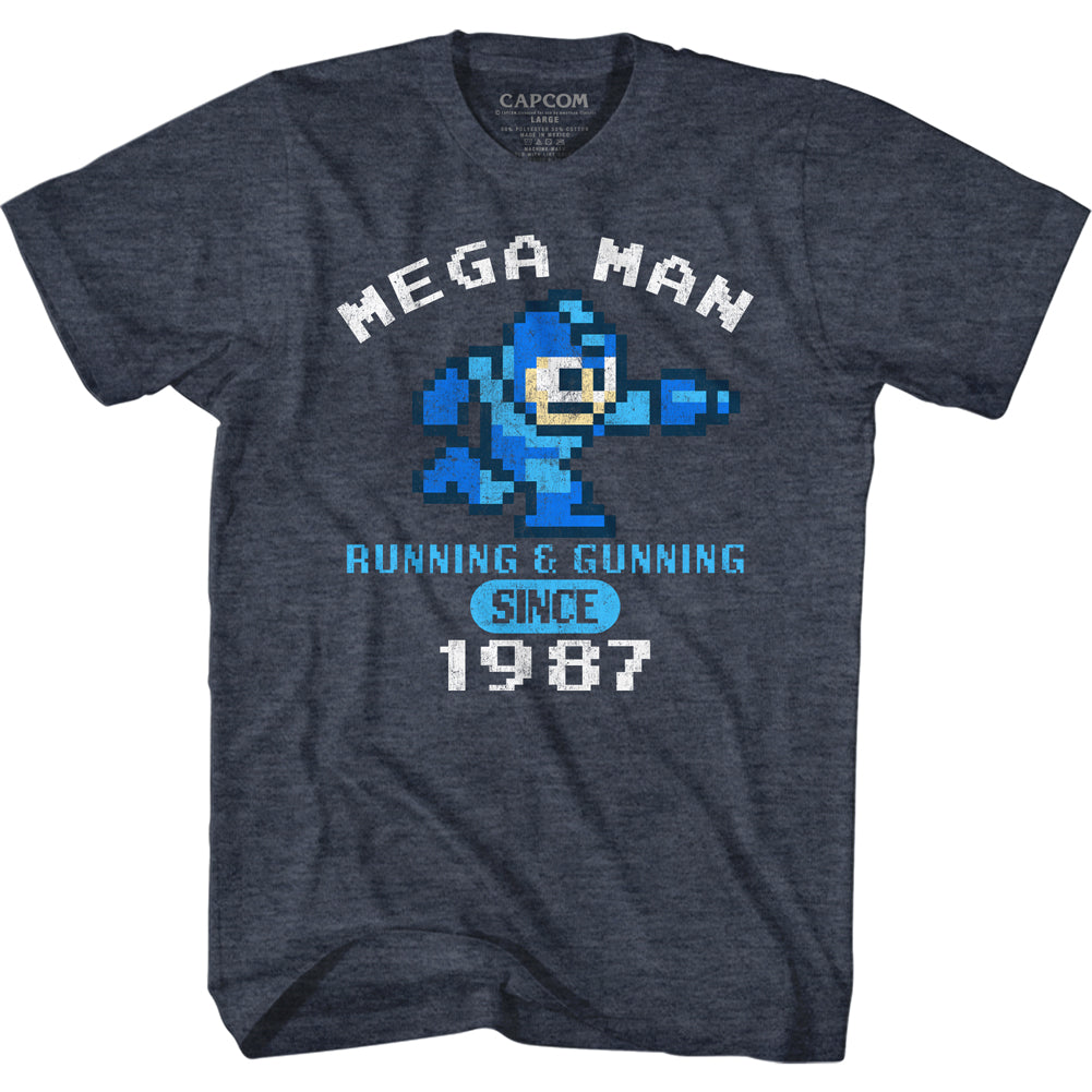 Mega Man Run&Gun 1987 Men's T-Shirt