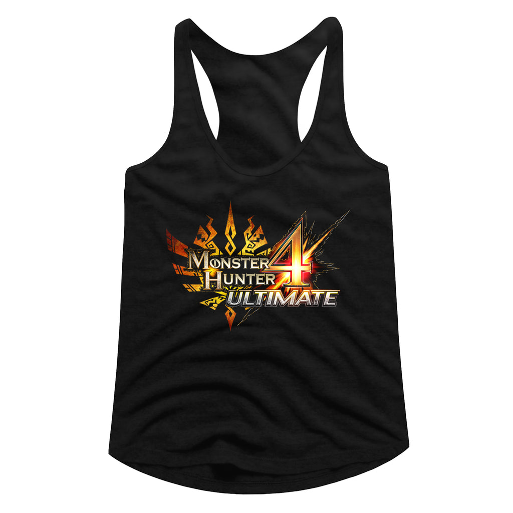 Monster Hunter Mh4U Logo Women's Racerback