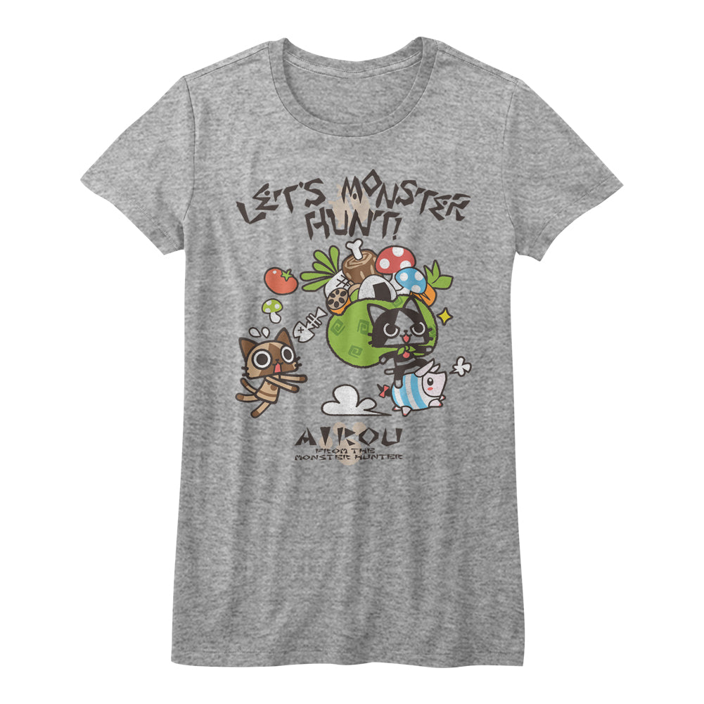 Monster Hunter Airou Hunter Juniors T-Shirt