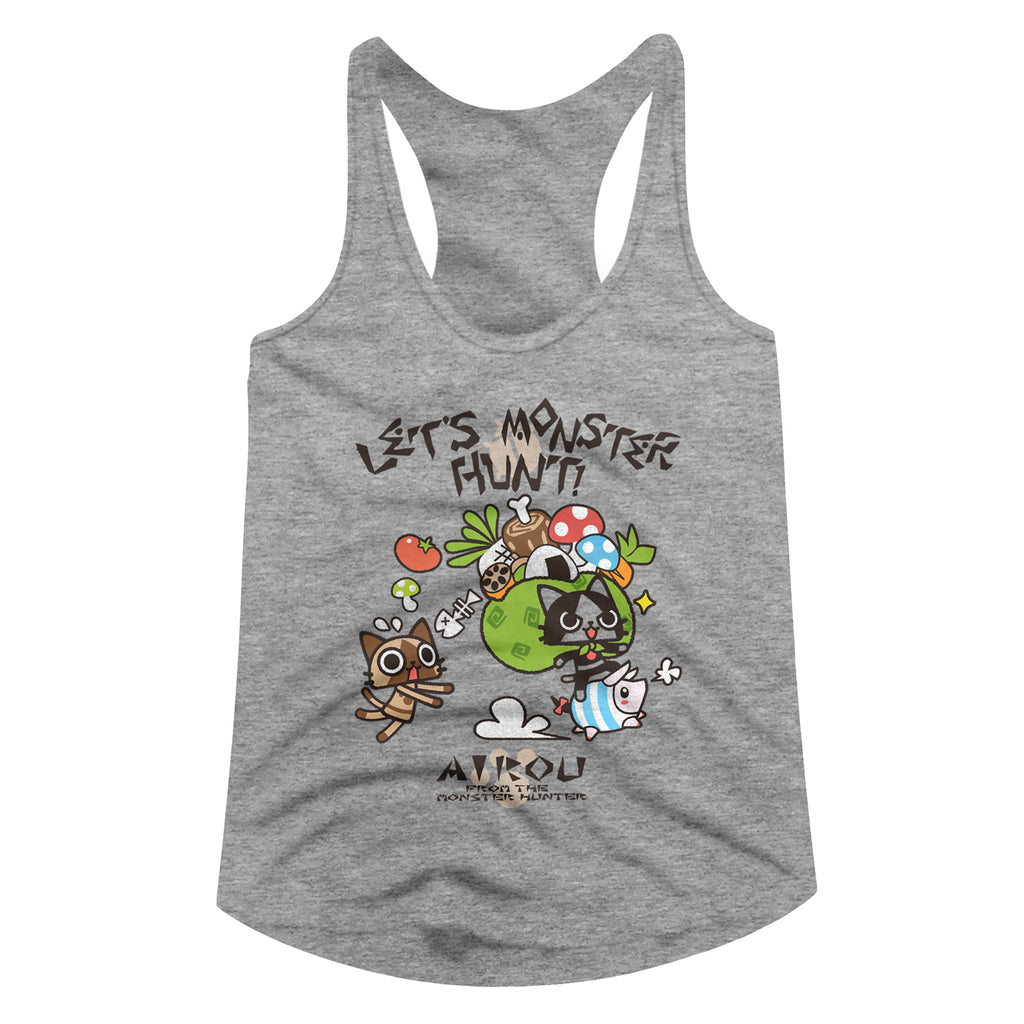 Monster Hunter Airou Hunter Women's Racerback