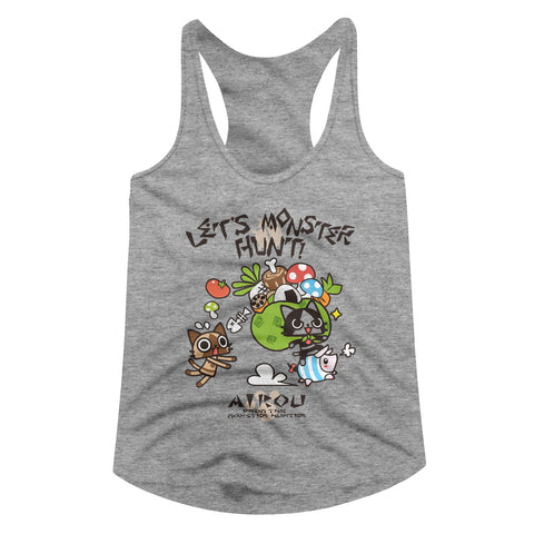 Monster Hunter Airou Hunter Women's Racerback