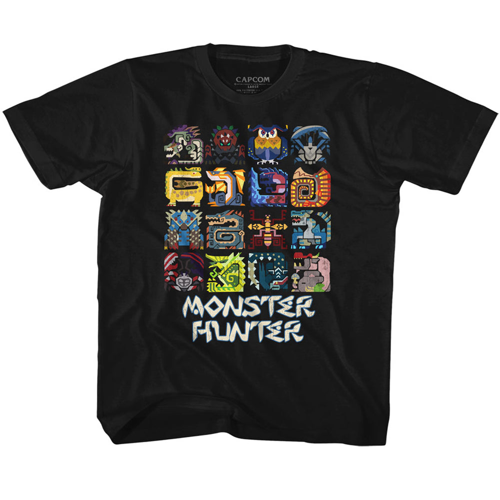 Monster Hunter Symbols Youth T-Shirt