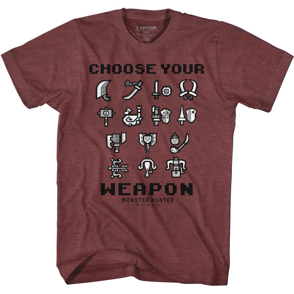 Monster Hunter Choose Your Weapon Men's T-Shirt