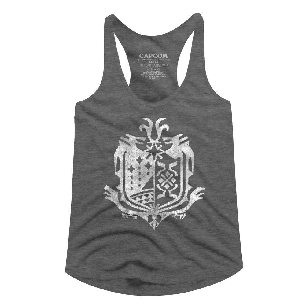 Monster Hunter Weathered World Emblem Women's Racerback