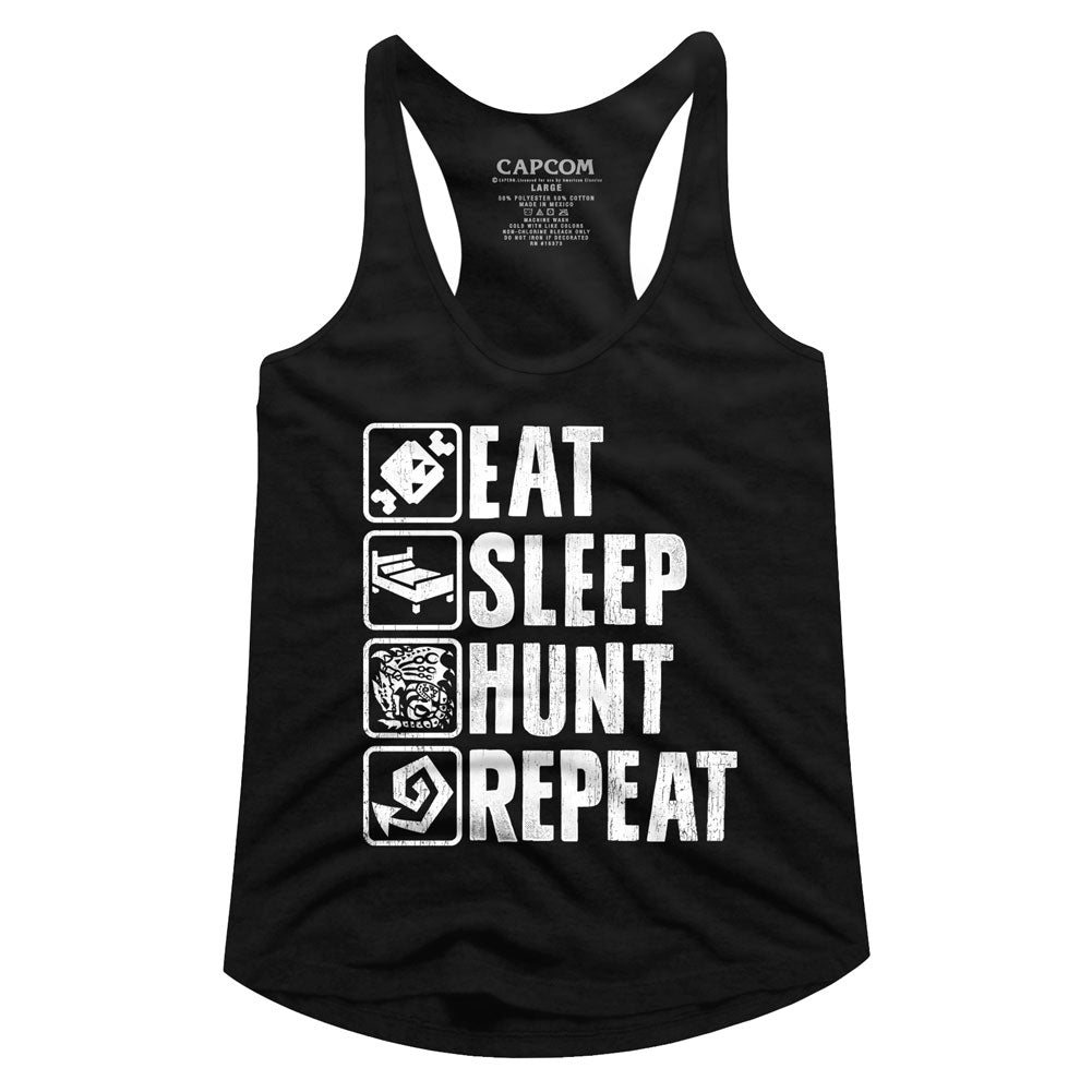 Monster Hunter Hunt Repeat Women's Racerback