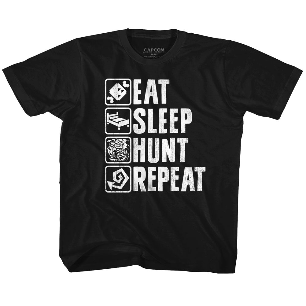 Monster Hunter Hunt Repeat Toddler T-Shirt