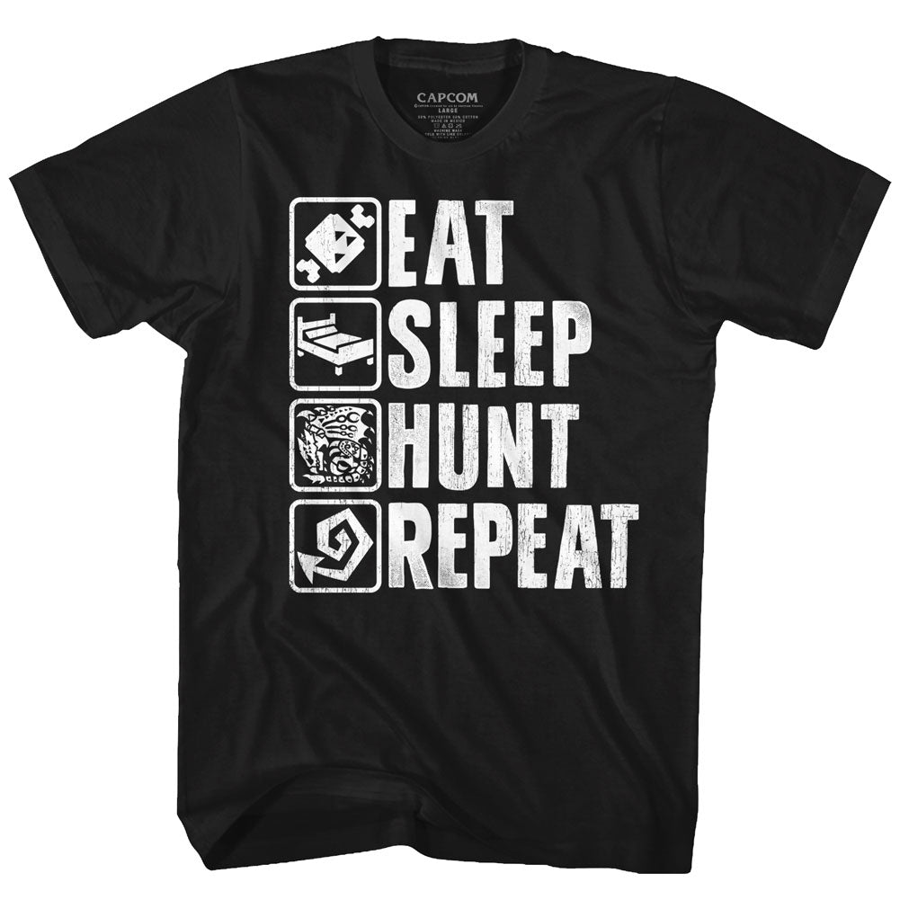 Monster Hunter Hunt Repeat Men's T-Shirt