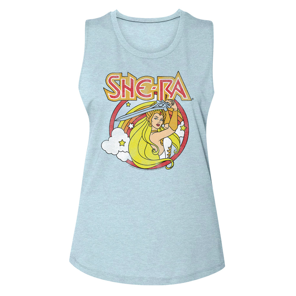 Masters Of The Universe Rainbow Sword Ladies Tank