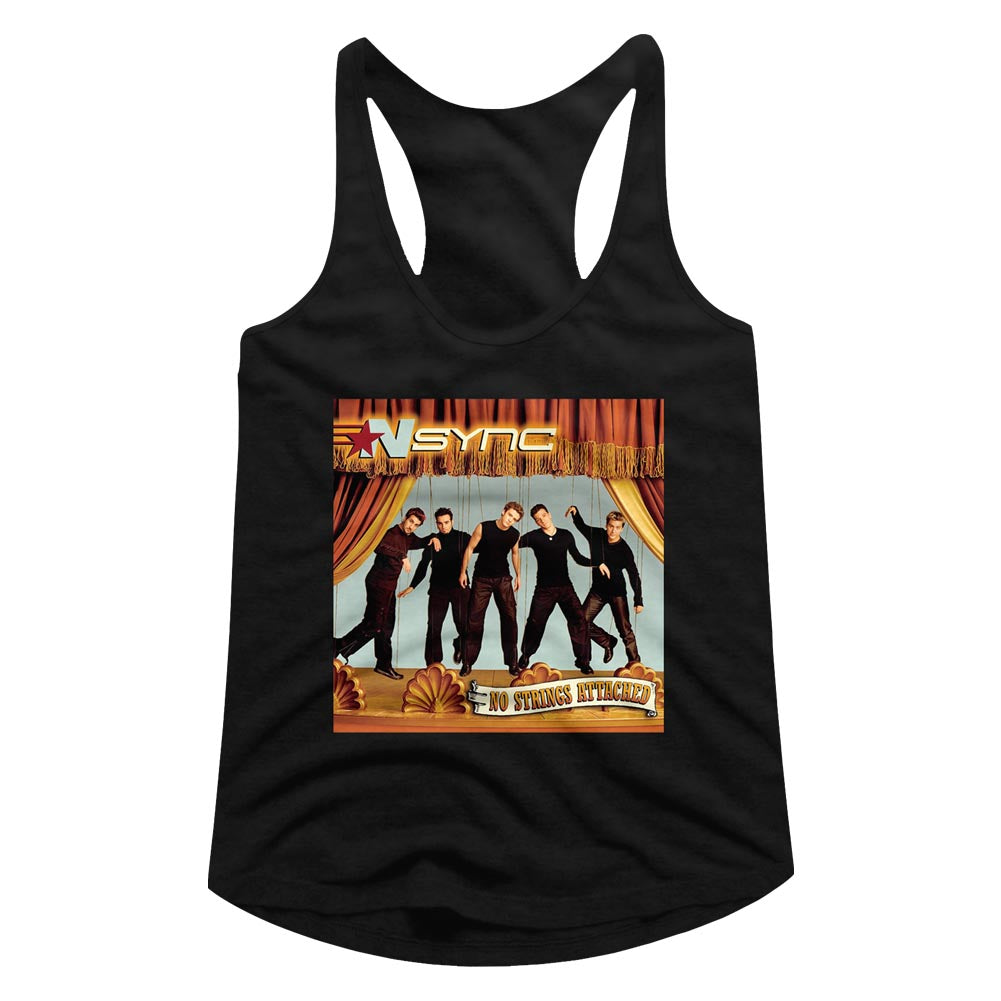 Nsync Racerback NSYNC No Strings Womens Racerback - Kiditude