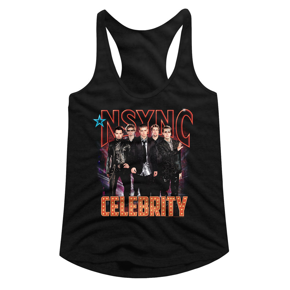 Nsync Racerback NSYNC Celebrity Womens Racerback - Kiditude