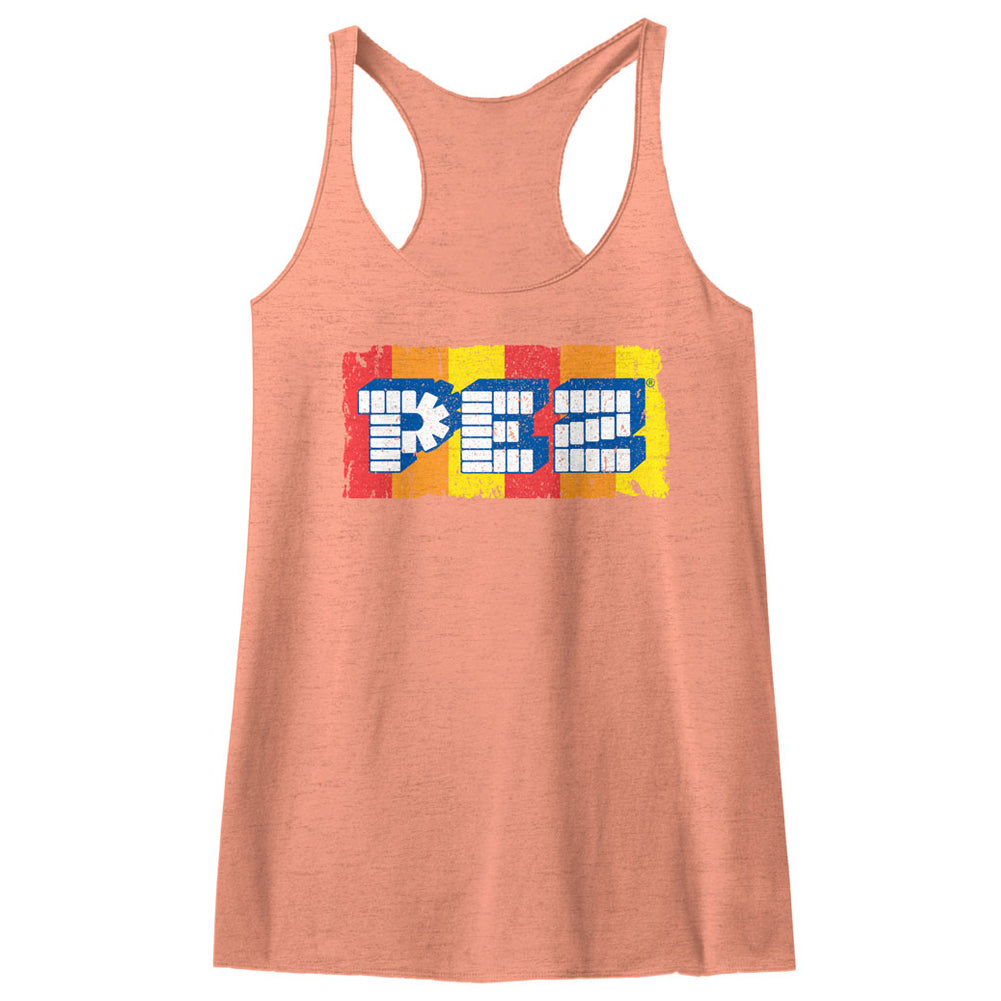 Pez Logo Ladies Raw Edge Racerback