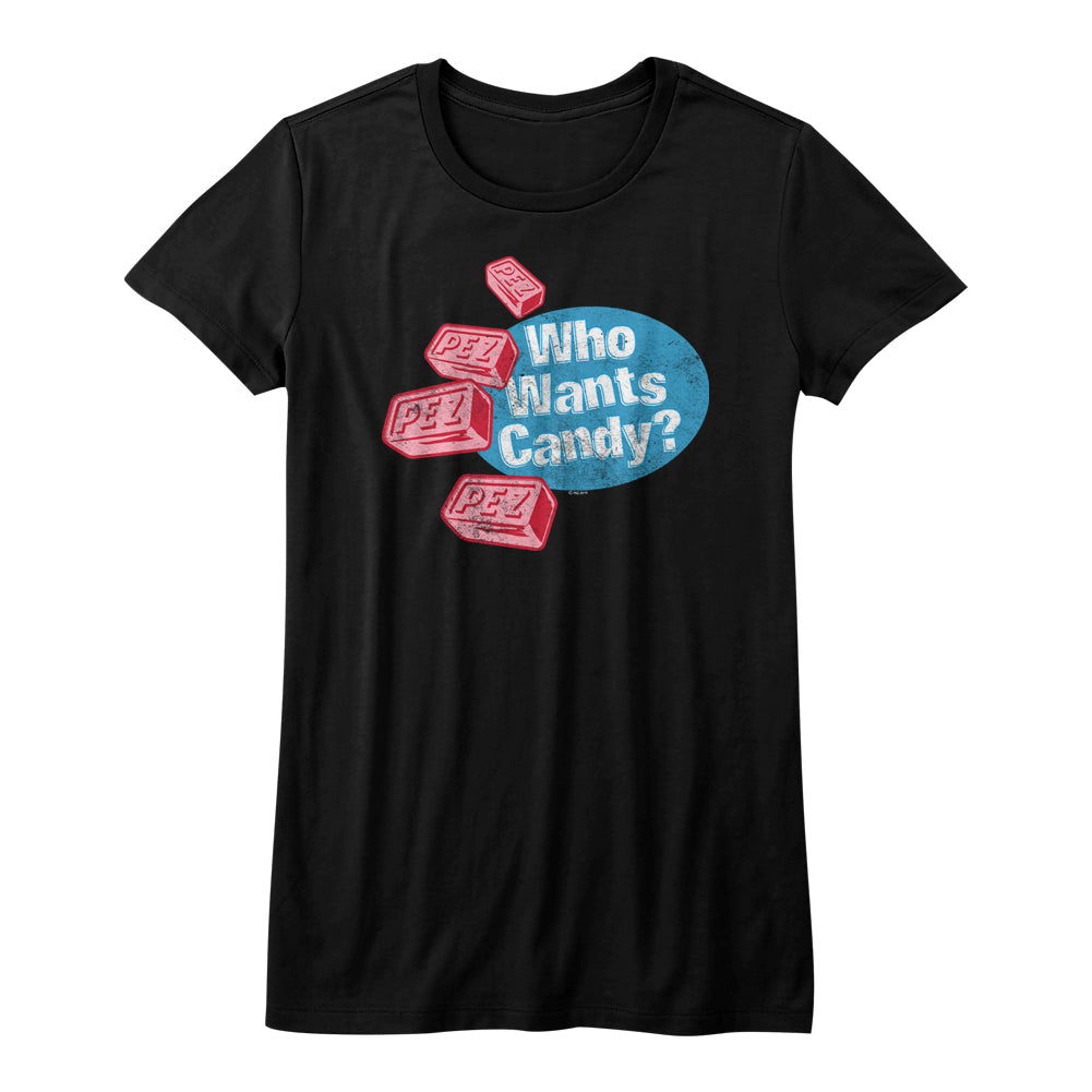Pez Who Wants Candy Ladies T-Shirt
