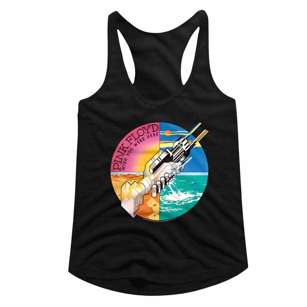Pink Floyd Wywh Hands Ladies Racerback