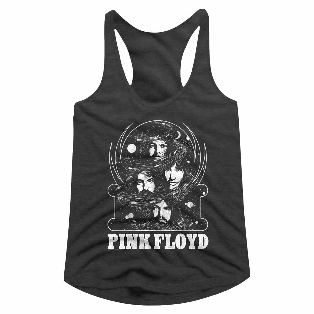 Pink Floyd Full Of Stars Ladies Racerback